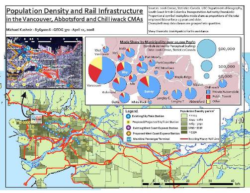 Population density and rail 